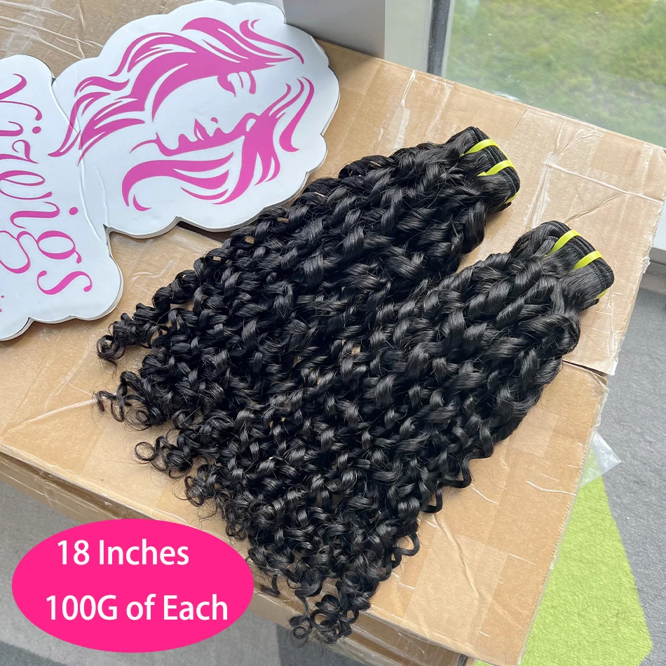 Pixie Curly 100% Human Hair Bundles Curly Hair Bundle Vietnamese Raw Hair Weaving 10-30 Inch Human Hair Burmese Curly Hair