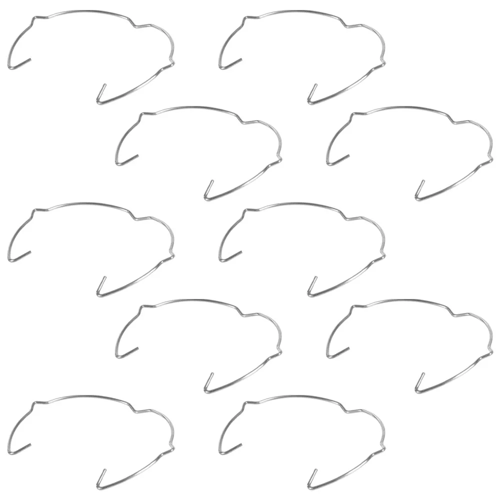 

10 шт., фиксирующая пряжка для прожектора, стопорное кольцо для лампы, стопорное кольцо для лампы, утопленные зажимы для светильника, стопорные кольца, зажимы для ремонта гипсокартона