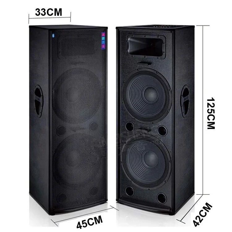 4*15 inch Subwoofer DJ Bass Speaker Active Big Power Professional Stage Speaker pair box for Conference Room/Weddeing/Parties