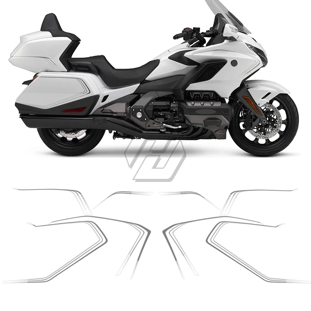 Motocicleta Touring Graphic Decal Kit, Case para Honda Goldwing GL1800 2018-2020