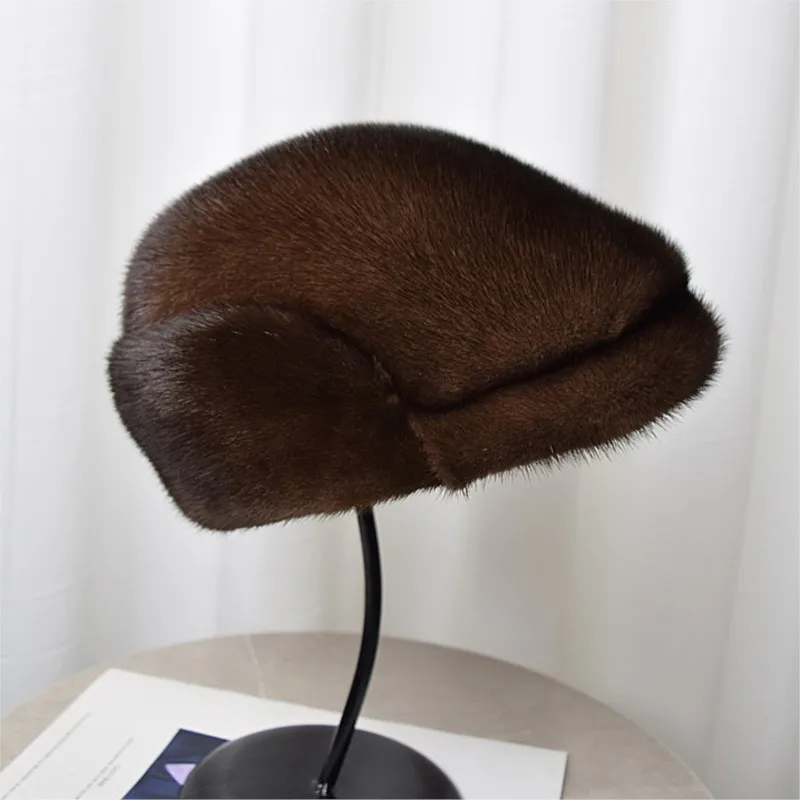 

Forward hat men's complete fur old cotton woolen