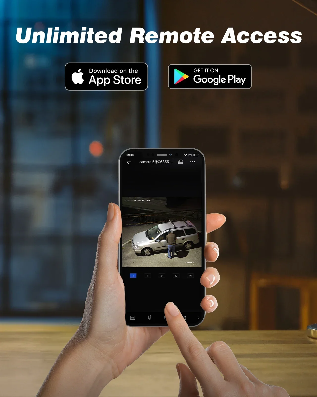 ANNKE 나이트크로마 8채널 5MP H.265+ DVR 보안 카메라 시스템 (8개의 2MP 1080P 실외 CCTV 카메라 포함)