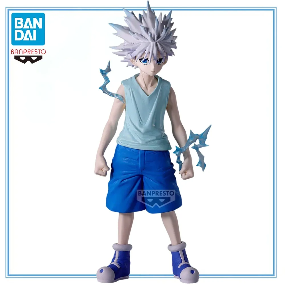 

100% Original Bandai Spirits BANPRESTO Hunting Archives Hunter × Hunter Killua Zoldyck Shinsoku Model Decoration Anime Figure