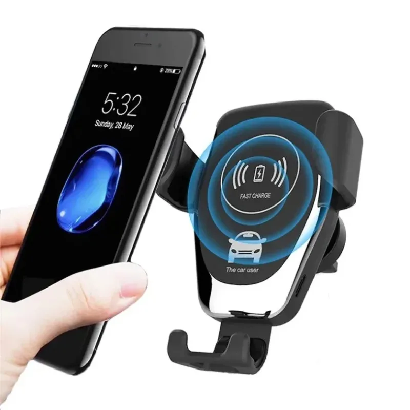 30W Car Holder Charger Wireless Chargers For iPhone 17 16 15 14 13 Pro XS Max XR Samsung Xiaomi Fast Car Wireless Charging Phone