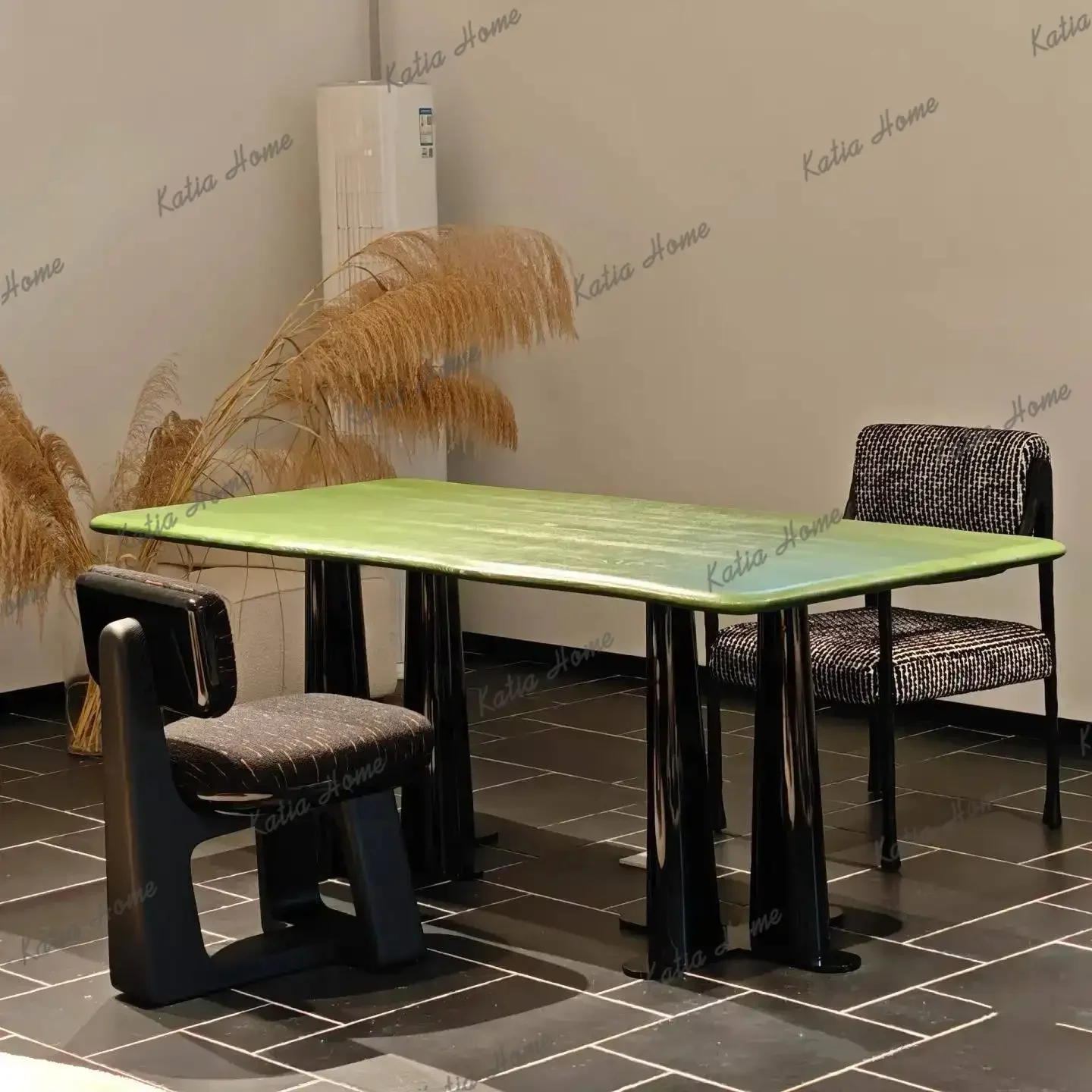 LSModern Decor Dining Table Design Industrial Unique Nordic Lounges Study Dining Table Camping Luxury Mesa Comedor Furniture