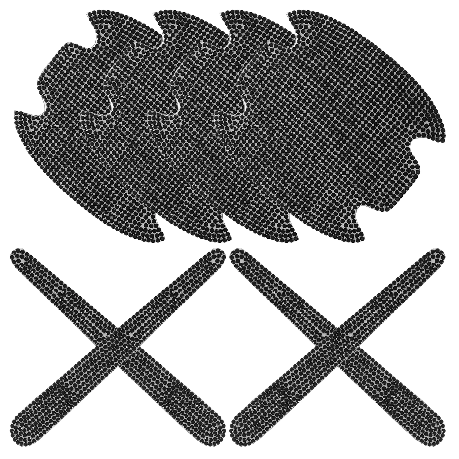 8pcs Car Handle Protector Set Rhinestone Glitter Scratch Resistant Door Bowl Stickers Auto Accessories Bling Car Door Guard