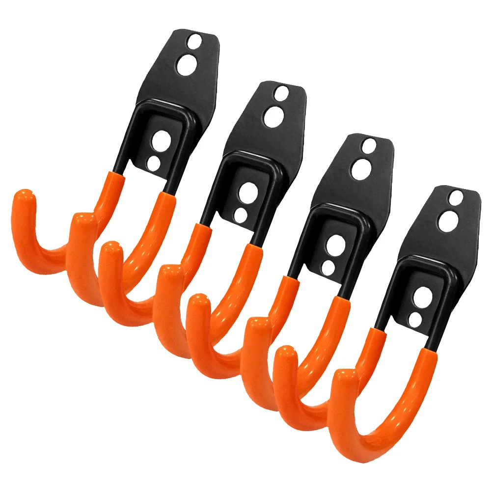 

4 Pcs Wall Tool Hook Garage Organizers and Storage Hangers Heavy Duty Iron Hooks