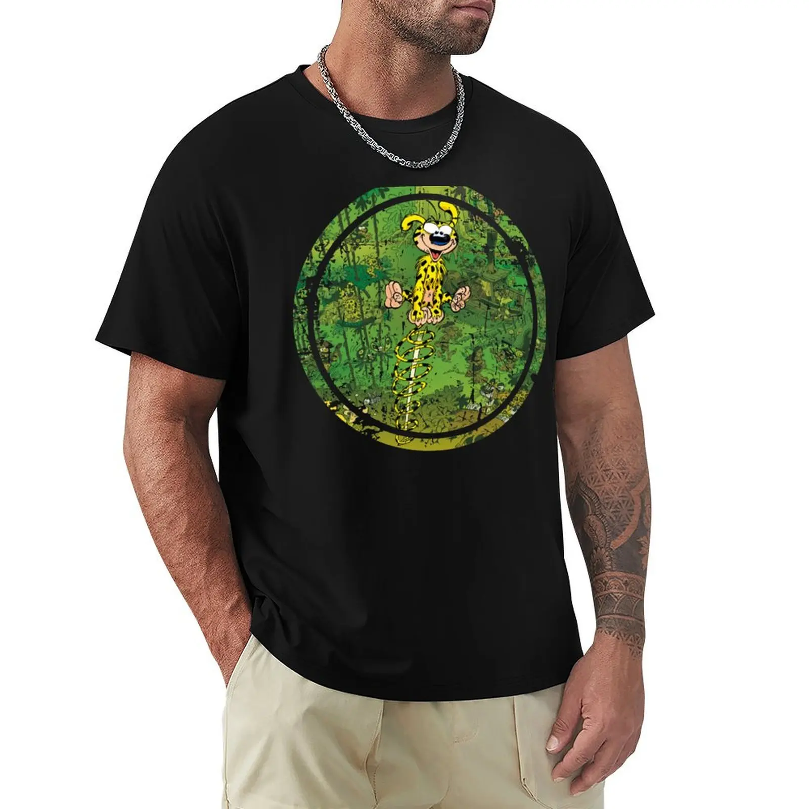 

Marsupilami spring original T-Shirt football t shirt vintage clothes tees quick-drying Men's t shirts