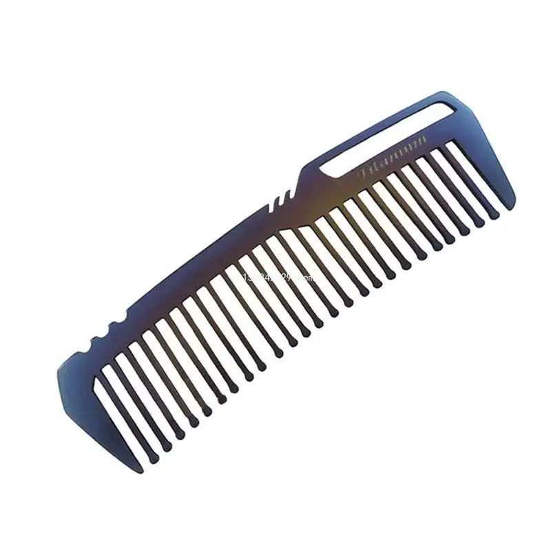 Mini Portable for  Alloy Comb Men Women Self-cleaning Tools  Super Light Hair Brush Outdoor Pocket Gadget