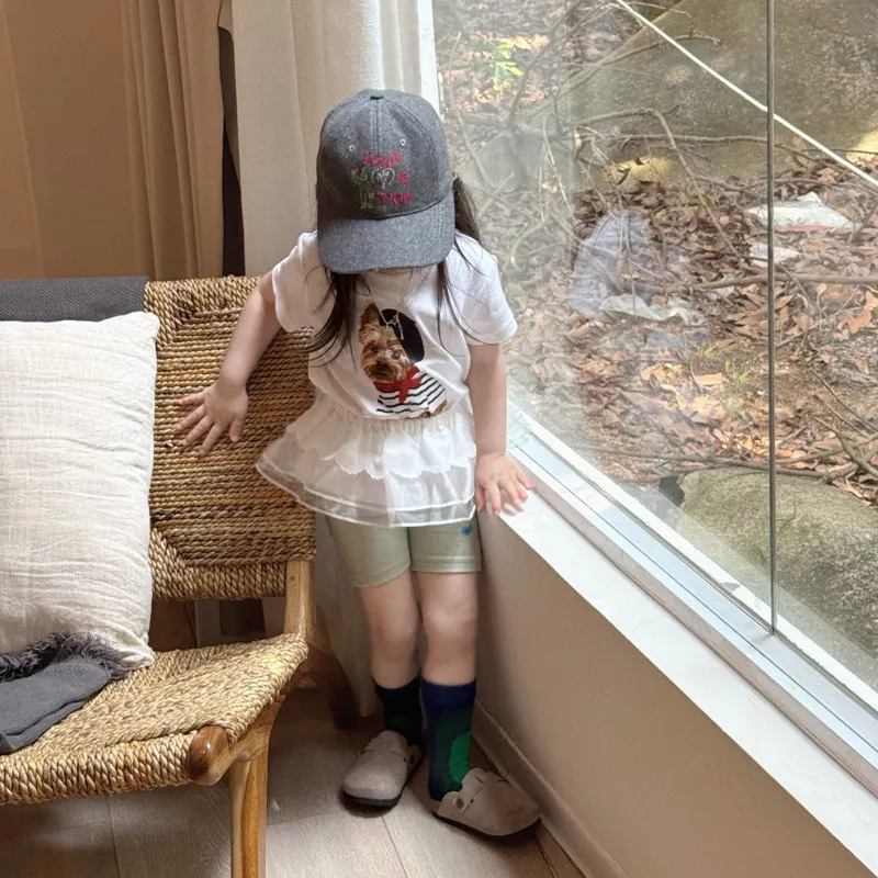 Girls' skirt 2026 new versatile fart curtain apron children's baby stylish and fashionable layered cover  skirt