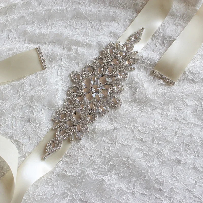 Bridal Belt for Women DressWedding Dress Belt for Bride Crystal Rhinestone Sash