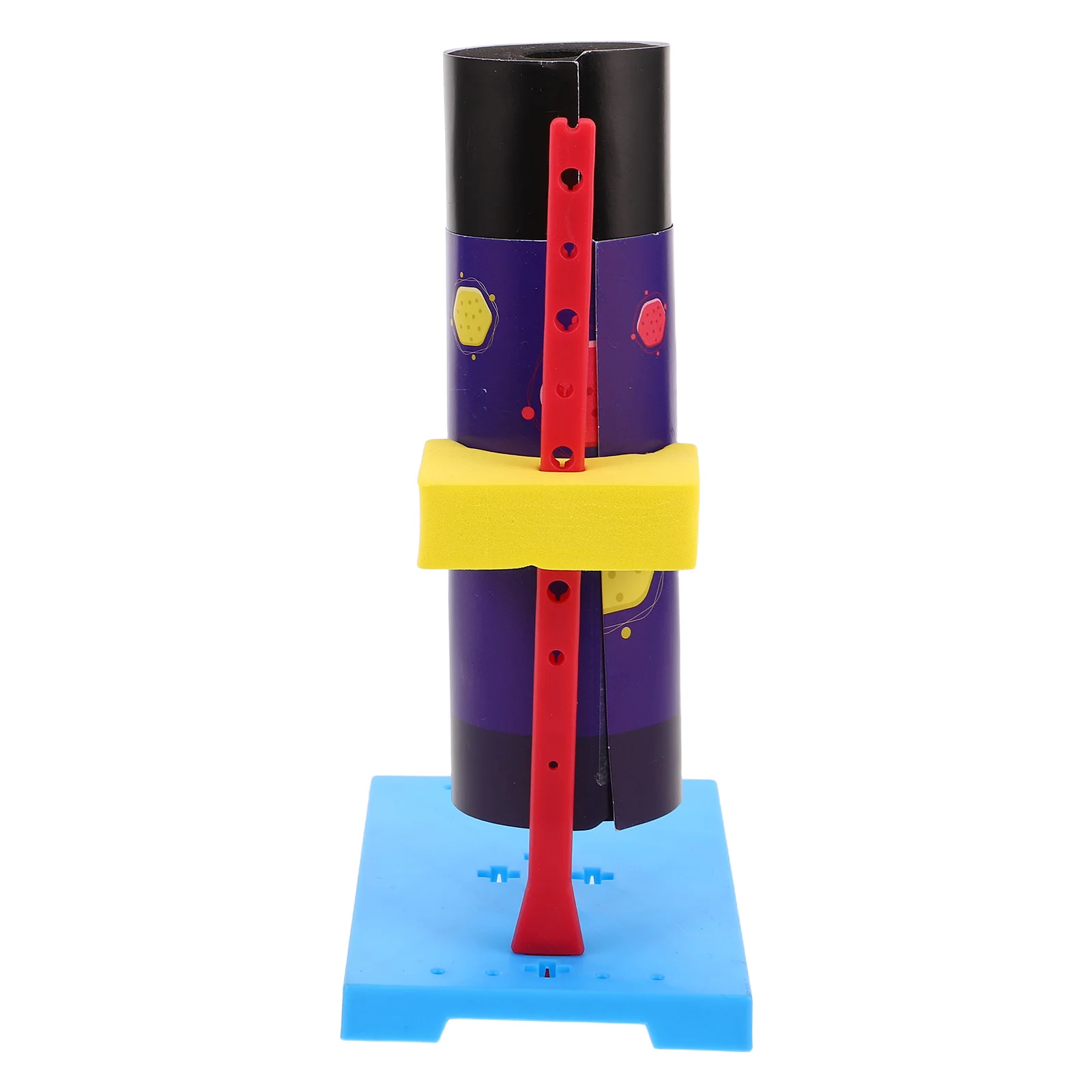 1 مجموعة لتقوم بها بنفسك مجموعة المجهر البلاستيك المحمولة المحمولة تجربة علمية الجذعية التعليمية للأطفال المبتدئين استكشاف الأحياء