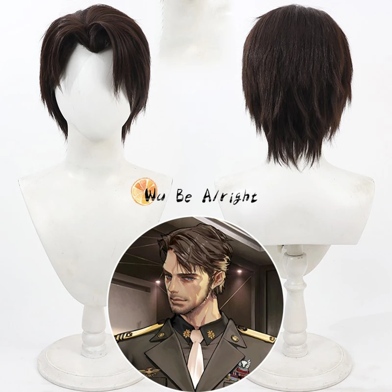 Jeu Vice Commander Anderson Cosplay perruque personnage d'anime synthétique résistant à la chaleur fibre cheveux Halloween carnaval fête femmes hommes