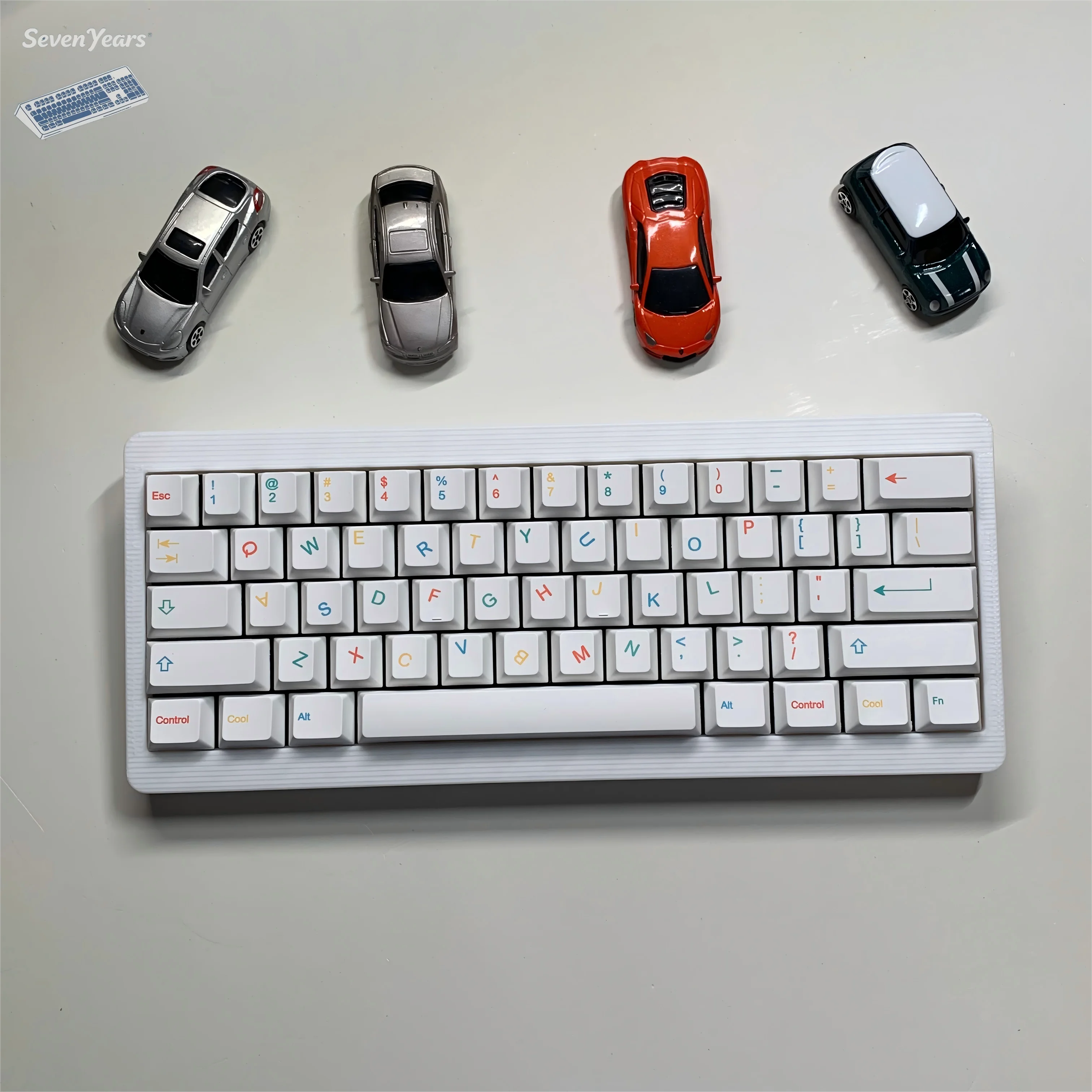 SevenYears Retro Mechanical Keyboard DIY Case SY3 GH60 Layout 3D Printing