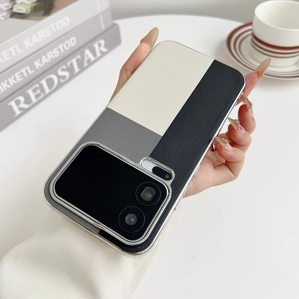 Mode-Business-Beschichtung PU-Leder-Handyhülle für Xiaomi 17 17Pro 17Pro Max, stoßfeste, weiche Kante, All-Inclusive-Schutzhülle