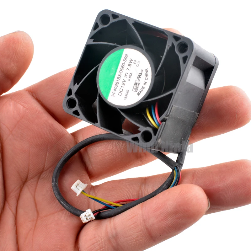 عالية السرعة 4 سنتيمتر مروحة التبريد 40 مللي متر DC12V 7.8 واط 4pin المزدوج الكرة تحمل قابل للتعديل أجهزة الكمبيوتر متوافق إمدادات الطاقة