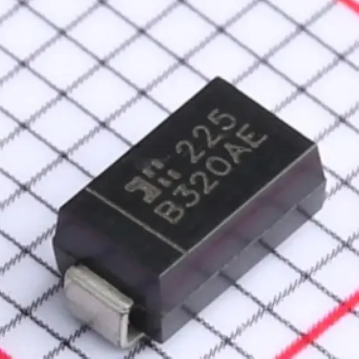 B320AE SMA DO-214AC NEW Original Schottky Diode 500mV@3A 20V 100uA@20V 3A 3.0A SCHOTTKY BARRIER RECTIFIER B320AE-13