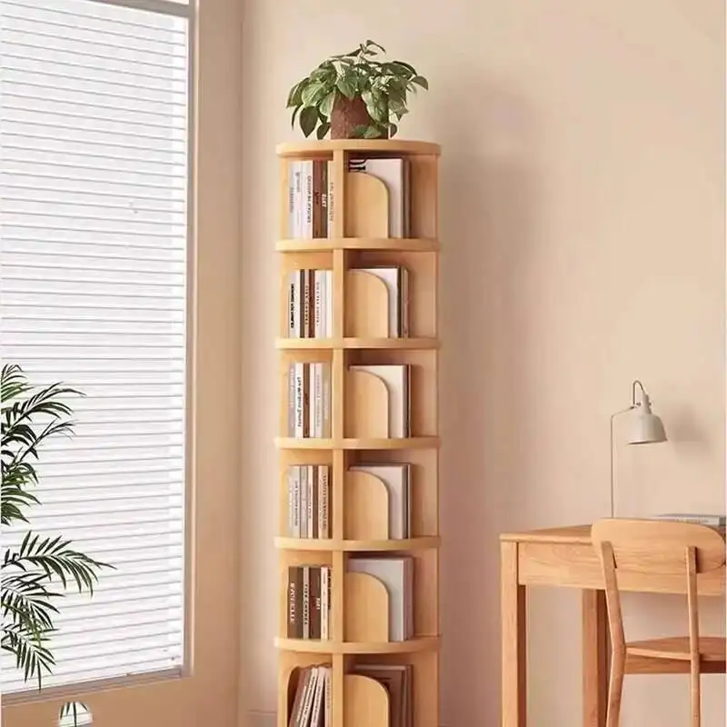 

Interior Designs Aesthetic Bookcases Display Story Wooden Modern Book Shelf Magazine Floor Estanteria Lounge Suite Furniture