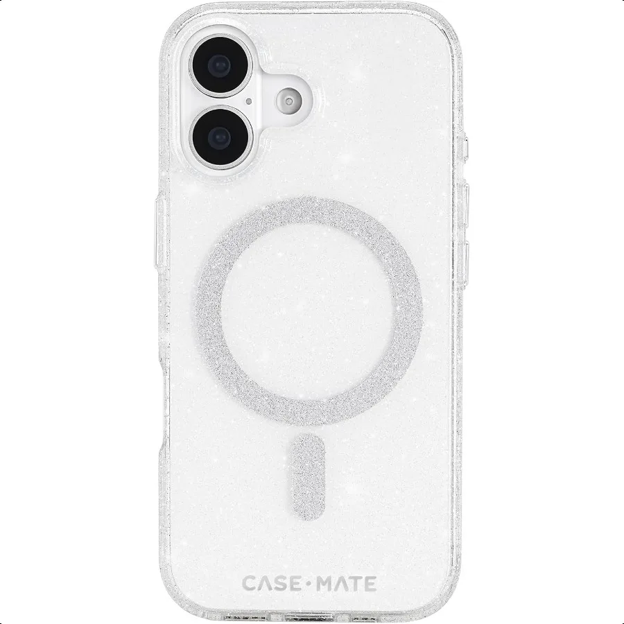 

CaseMate iPhone 17 Case [Compatible with MagSafe] Stylish Sparkly Phone Case with 12ft Drop Protection Premium Magnetic Cover f