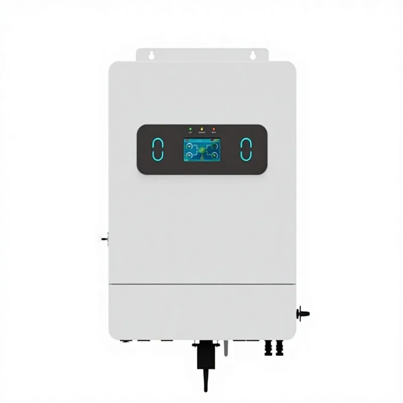 A high-efficiency solar inverter using advanced technology that effectively converts sunlight into electricity