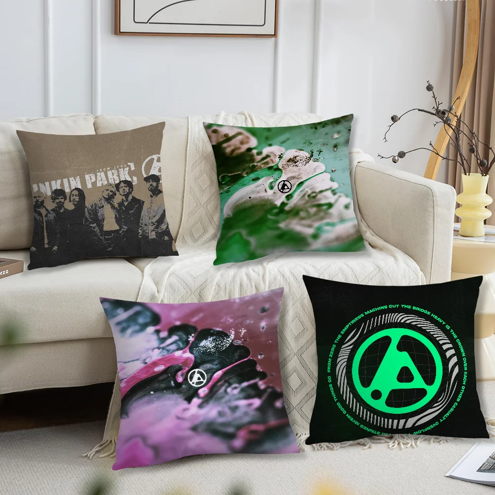 Band L-Linkin P-Park From Zero Pillow Case Living Room Sofa Cushion Cover Suitable For Home Bedroom Room Decoration