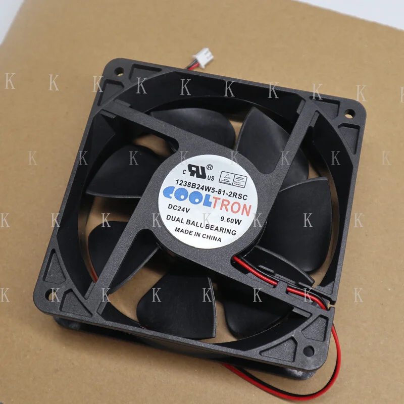 

C ДЛЯ 1 шт. COOLTRON FD1238B24W5-81-2RSC DC24V 9,6 Вт охлаждающий сменный вентилятор