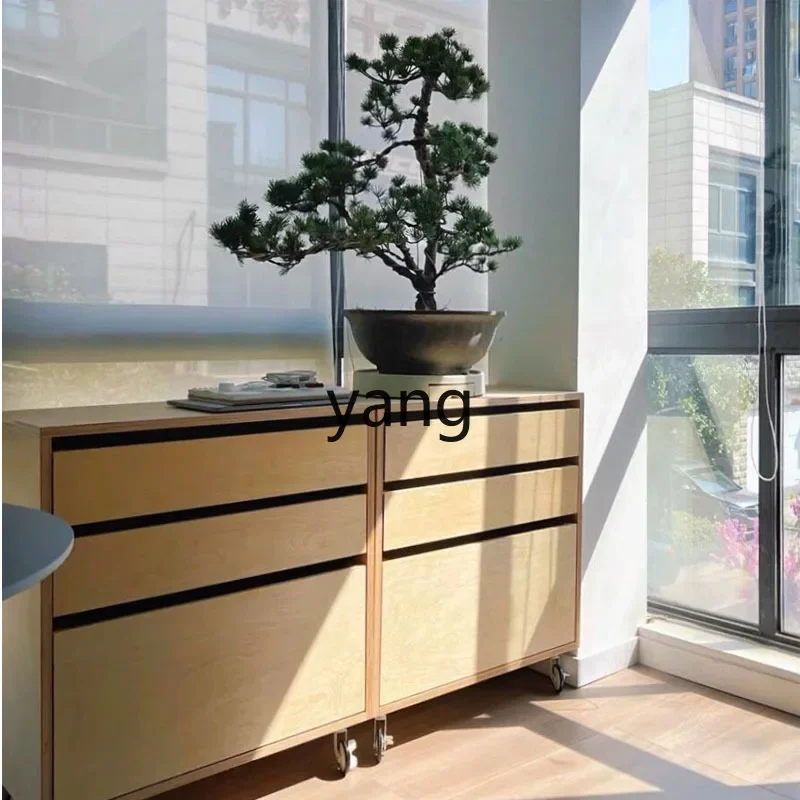 LMM القرون الصلبة الخشب غرفة المعيشة خزانة الرجعية درج خزانة الزخرفية