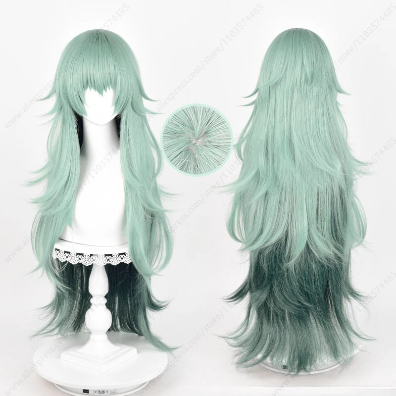 Eto Yoshimura Cosplay Wig 95cm Long Green Gradient Wigs Anime Halloween Heat Resistant Synthetic Hair