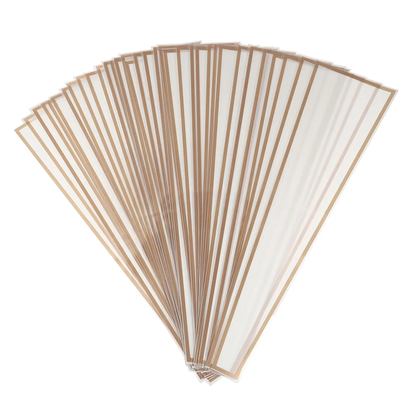 

50 Pcs Pearl Paper Flower Packaging Bags for Wedding Bouquet Rose Tulip Lily Carnation Bulk Wholesale Safe Lightweight