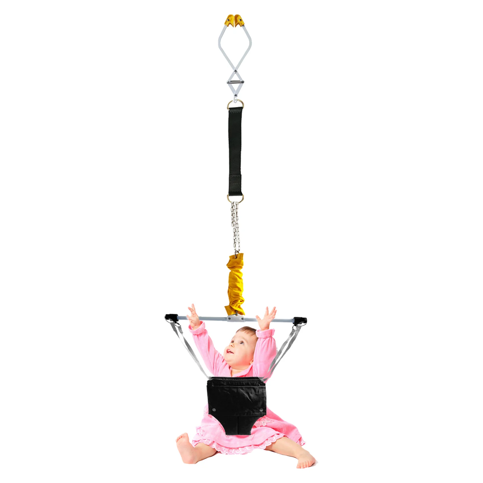 Baby Door Jumper Exerciser With Door Clamp Baby Exerciser For Active Baby Kids Jump And Have Fun Toy Swing Hammock Seat