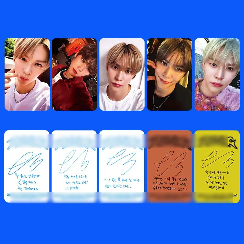 5Pcs/Set Kpop RIIZE New Ablum RIIZING Photocard Sungchan Anton Wonbin Solo Photo Cards Postcards For Fans Collection Gifts