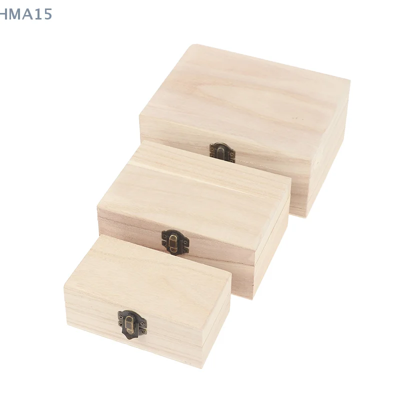 Boîtier multifonction en bois avec couvercle, boîte de rangement pour bijoux, décoration d'intérieur