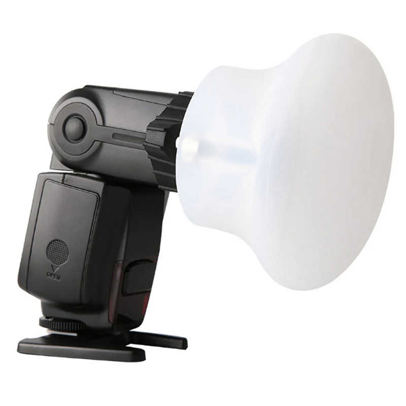 1Pc Magnetic Silicon Light Diffuser Sphere Modular Flash Photography Accessories for Nikon Yongnuo Camera Speedlite Mod