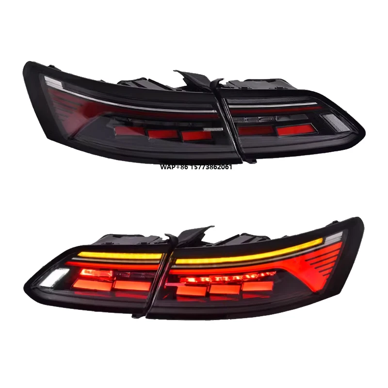 

Комплект из 2 светодиодных задних фонарей с указателями поворота для Passat CC Arteon CC 2019-2023: Обновленные светодиодные задние фонари