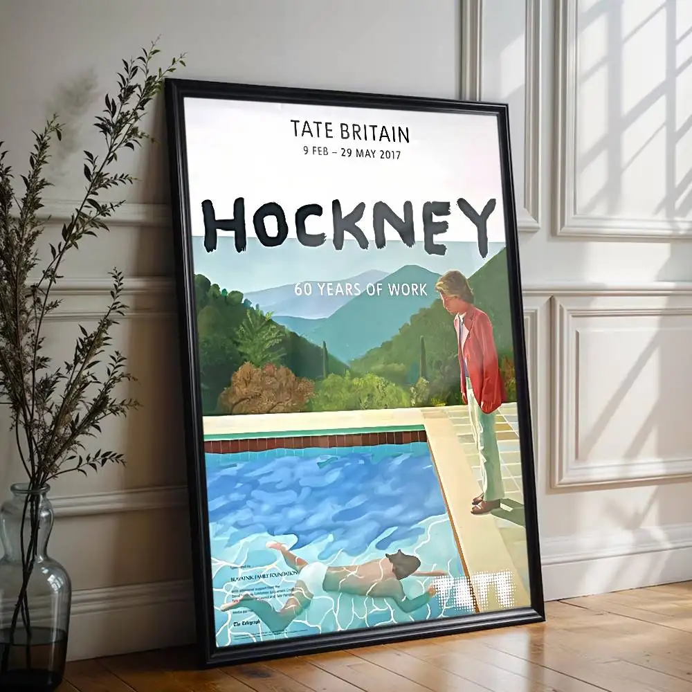 Art D-David Hockney Poster HD Art Home Living Room Bedroom Bar Aesthetic Canvas Painting