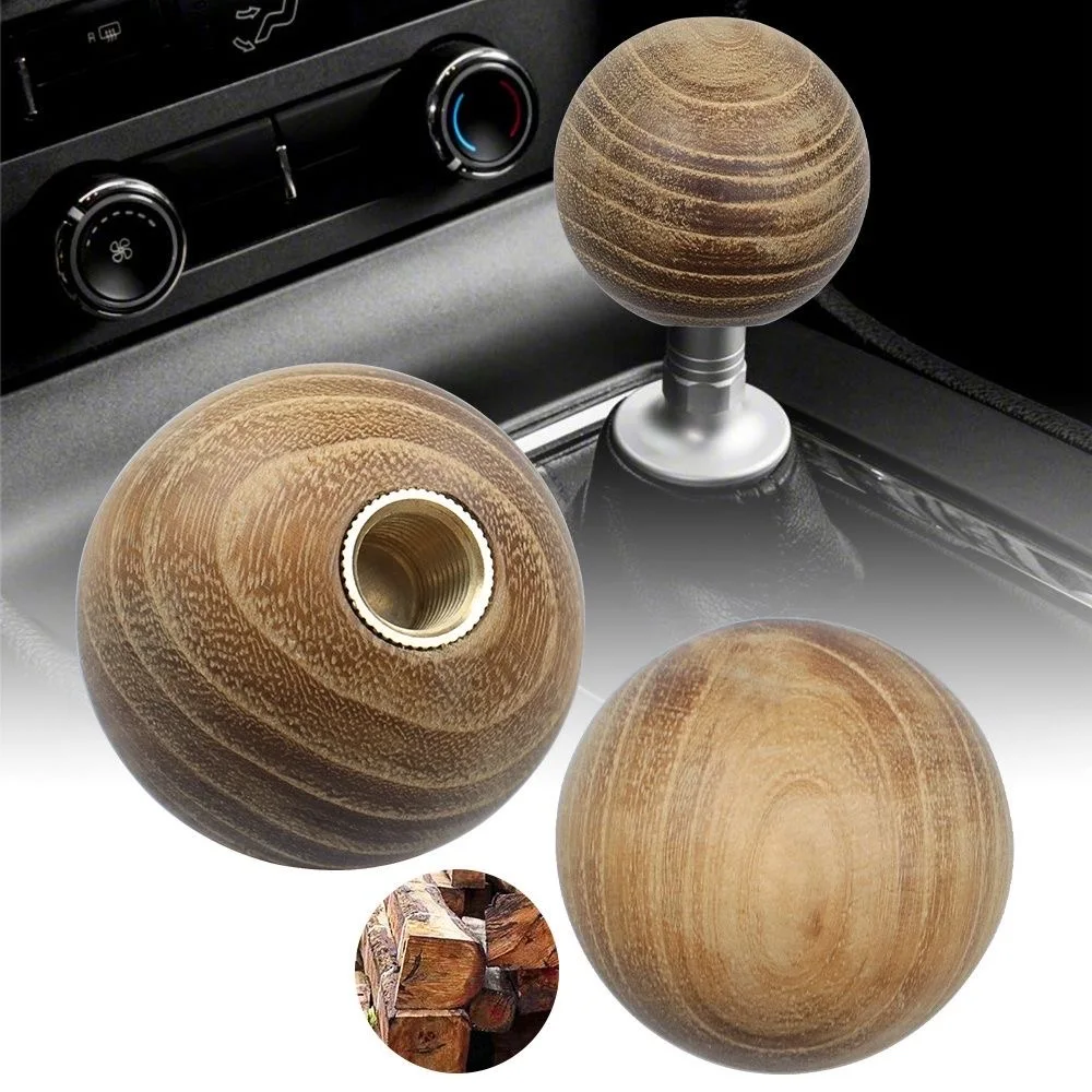 

Universal Car Wood Manual Transmission Gear Shift Knob Car Shift Lever Fit For Honda Toyota Nissan Mitsubishi Ford