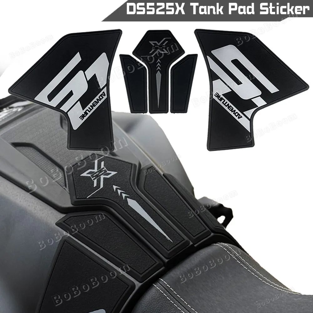 For VOGE DS525X dsx 525 DSX Adventure Motorcycle Accessories Rubber Sticker Side Fuel Tank Pad Protective Anti-slip Decal Kits