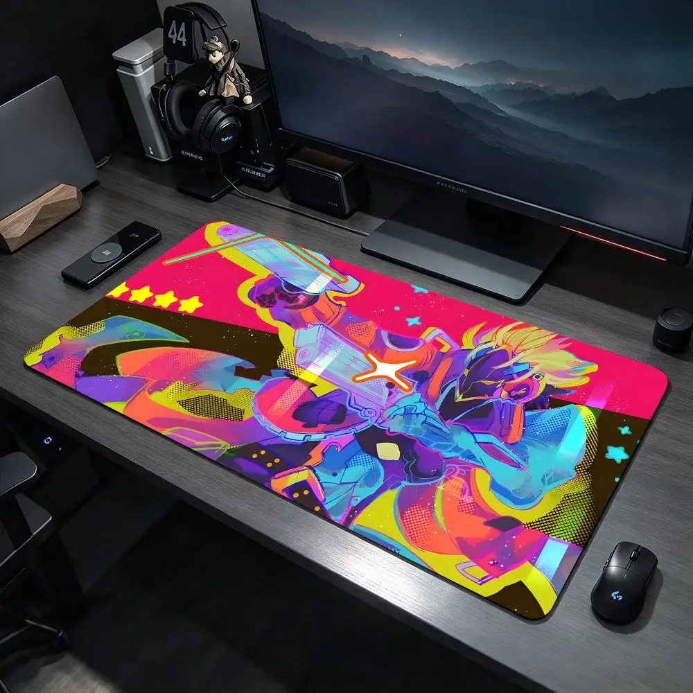 Western Character B-Billy Kid Mouse Pad Large Gaming Mousepad Desk Mat Non Slip Bottom Featuring Stitched Edges