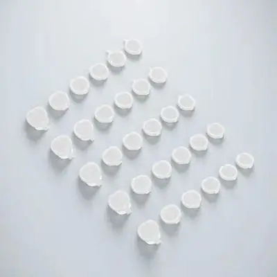 5 Strips Empty Paint Pots with Lids Small Watercolor Container for Art Festival Classroom Painting Pigment Box Supplies