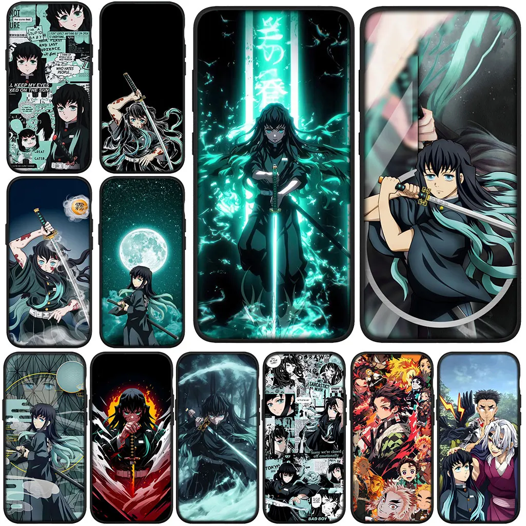 Чехол для телефона Samsung Galaxy A56 A26 A36 A10 A20 A53 A30 A31 A32 A50 A51 A52 A12 A33 A14 Muichiro Tokito Demon Slayer Tanjirou
