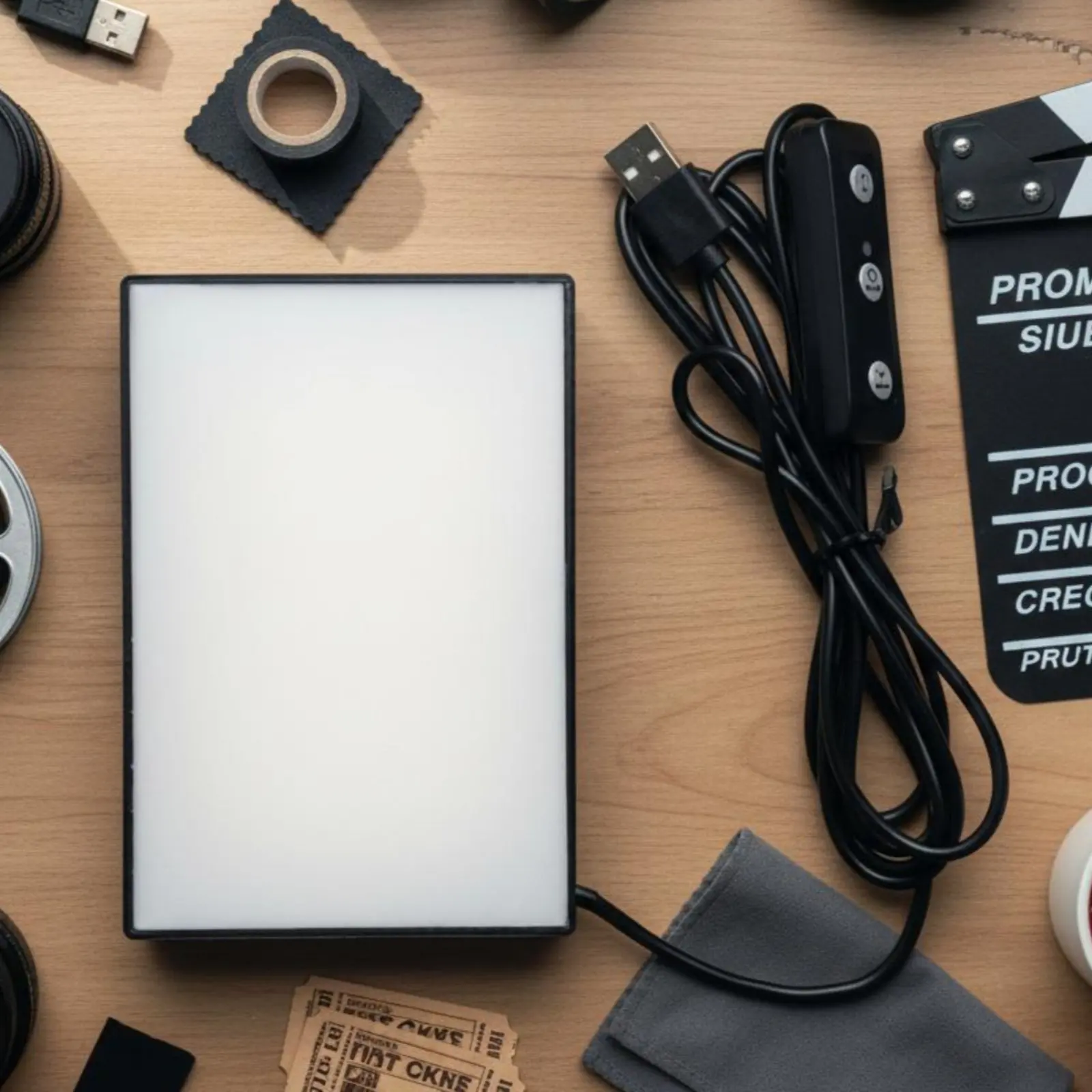 Film Negative Viewer Even Backlight Slide Copying Light Box Slide Viewer Light Box Adjustable Brightness LED Tracing Pad
