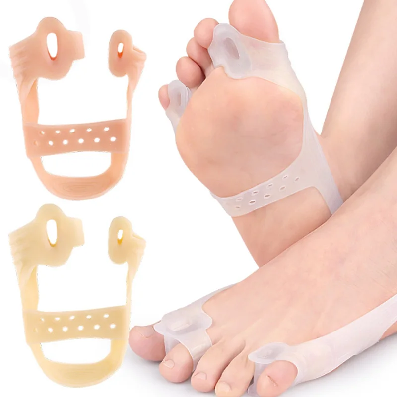 

2PCS Men&Women's Pull Toe Valgus Corrector, Adult Toe Separator Five-Toe Toe Splitter
