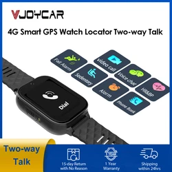 Newest 4G Smart GPS Watch Tracker Elderly Fall-down Alert SOS Emergency Alram Two-way Video Call HR & BP Body Temp. Blood Oxygen