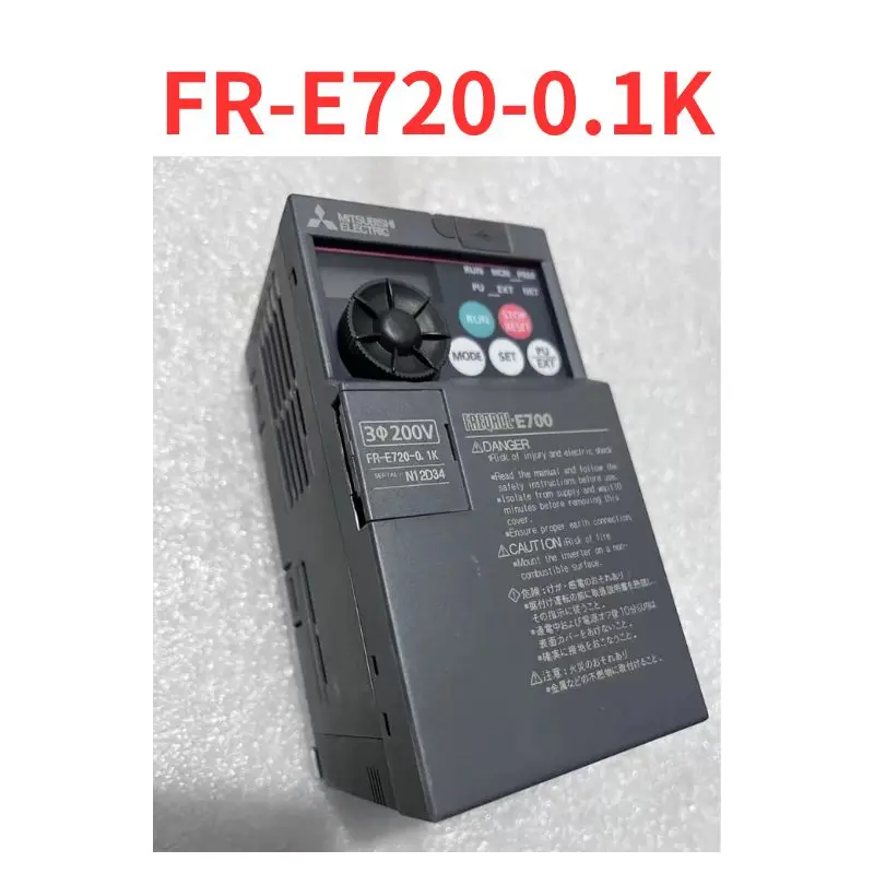 Used    inverter    FR-E720-0.1K  ,    function well    test OK Fast Shipping