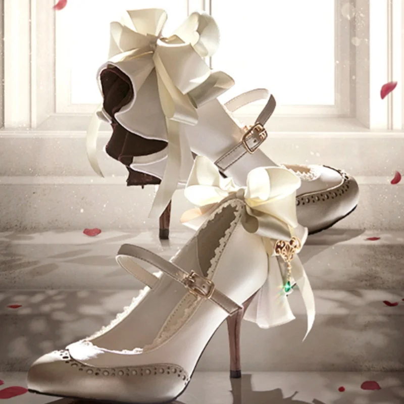 

Anime Violet Evergarden Cosplay Vaioretto Cosplays Shoes High Heeled Lolita Role Play Uniform Halloween Carnival Party Christmas