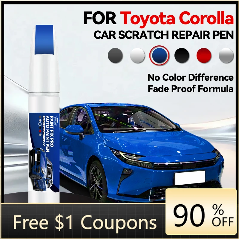 

Автомобильные аксессуары для Toyota Corolla 1979-2025 E110 E120 E130 E160 E210: Карандаш для ремонта краски, средство для удаления царапин, DIY-набор для авто