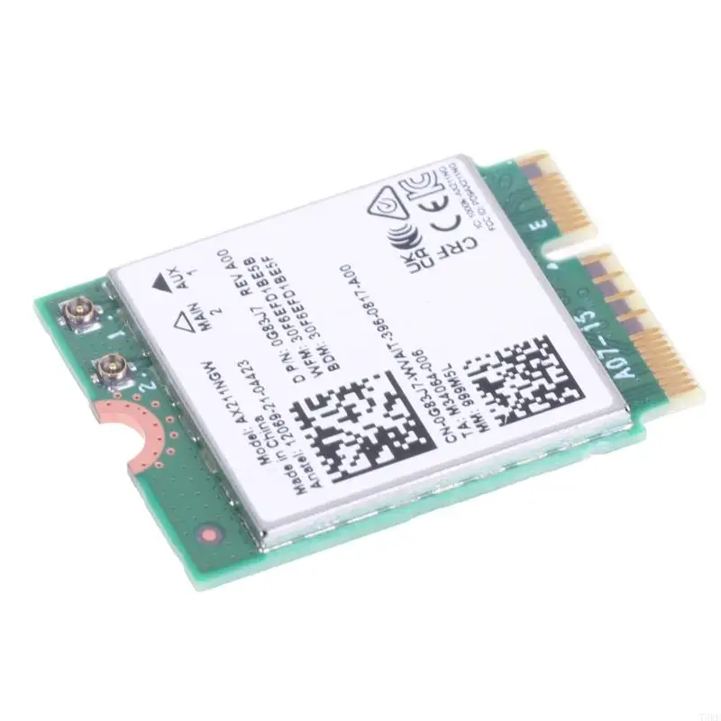 WiFi6E AX211NGW Wi-Fi-карта, быстрая скорость 2,4/5/6 ГГц, 5374M, адаптер беспроводной сети, совместимый с 5.3 AX211 M.2 Cnvio2
