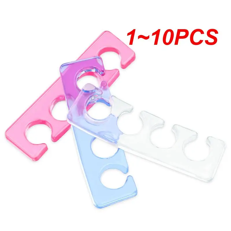 

1~10PCS NewToe Separator Soft Silicone Toe Separators Flexible Finger Toe Spacer Toe Correctors Form Manicure Pedicure Nail