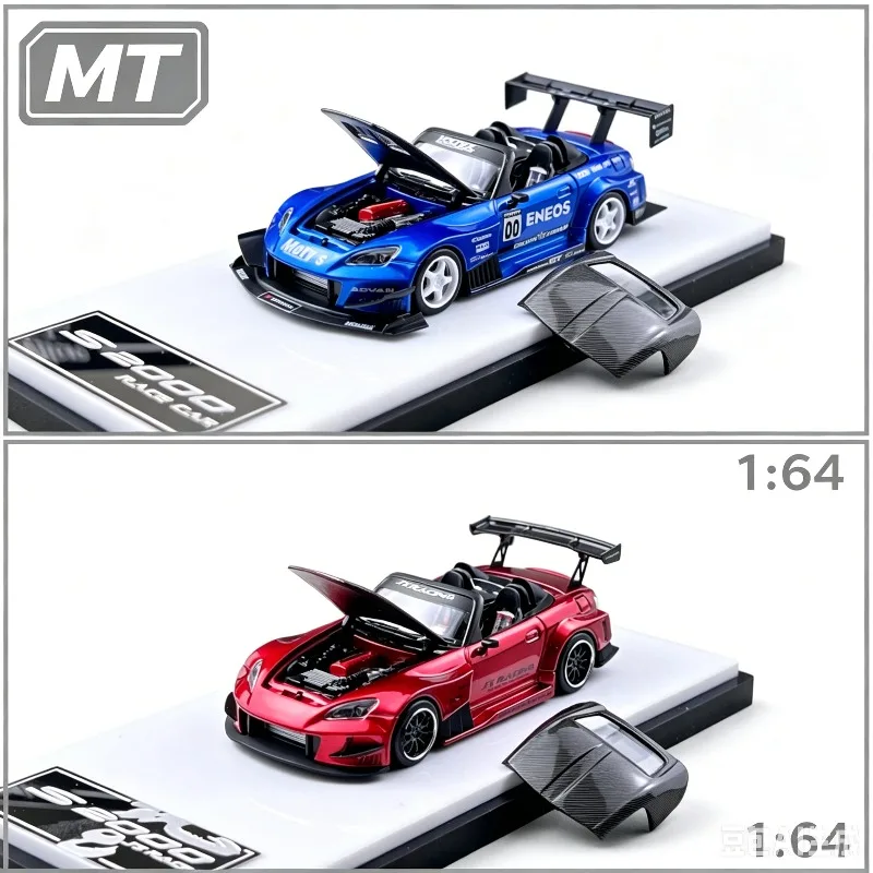 

MT 1:64 Honda S2000 AP1 Race Car, die cast alloy car model, male gift, adult static collectible ornament, holiday gift.