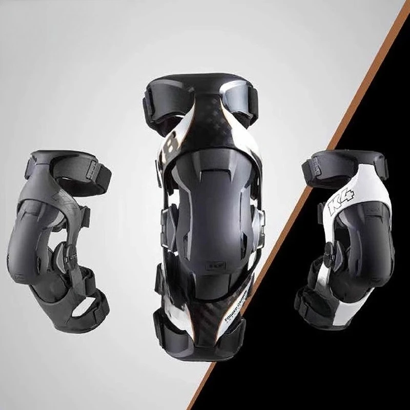 

Motorcycle riding protective gear Mechanical anti-drop leggings Off-road competition protective carbon fiber knee pads